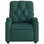 Sillón reclinable eléctrico tela verde oscuro de , Sillones - Ref: Foro24-3204692, Precio: 249,24 €, Descuento: %