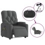 Electric massage recliner dark gray fabric by , Armchairs - Ref: Foro24-3204699, Price: 305,66 €, Discount: %