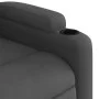 Sillón reclinable de masaje eléctrico tela gris oscuro de , Sillones - Ref: Foro24-3204699, Precio: 314,45 €, Descuento: %
