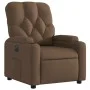 Sillón reclinable eléctrico de tela marrón de , Sillones - Ref: Foro24-3204690, Precio: 259,18 €, Descuento: %
