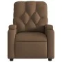 Sillón reclinable eléctrico de tela marrón de , Sillones - Ref: Foro24-3204690, Precio: 259,18 €, Descuento: %