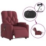 Sillón de masaje reclinable eléctrico tela rojo tinto de , Sillones - Ref: Foro24-3204701, Precio: 259,85 €, Descuento: %