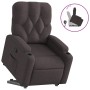 Hochklappbarer Liegesessel aus dunkelbraunem Stoff von , Sessel - Ref: Foro24-3204715, Preis: 260,43 €, Rabatt: %