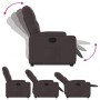 Hochklappbarer Liegesessel aus dunkelbraunem Stoff von , Sessel - Ref: Foro24-3204715, Preis: 260,43 €, Rabatt: %