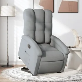 Light Gray Fabric Electric Liftable Recliner Chair by , Armchairs - Ref: Foro24-3204116, Price: 322,49 €, Discount: %