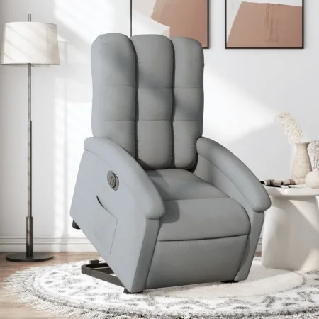 Light Gray Fabric Electric Liftable Recliner Chair by , Armchairs - Ref: Foro24-3204116, Price: 323,29 €, Discount: %