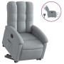 Light Gray Fabric Electric Liftable Recliner Chair by , Armchairs - Ref: Foro24-3204116, Price: 298,31 €, Discount: %