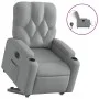 Sillón eléctrico reclinable elevable de tela gris claro de , Sillones - Ref: Foro24-3204734, Precio: 325,90 €, Descuento: %
