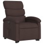 Sillón eléctrico reclinable elevable de tela marrón oscuro de , Sillones - Ref: Foro24-3204007, Precio: 299,54 €, Descuento: %