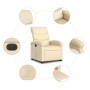 Cream Fabric Electric Liftable Recliner Chair by , Armchairs - Ref: Foro24-3204011, Price: 300,48 €, Discount: %