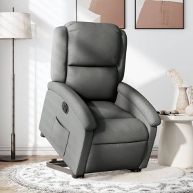 Sillón eléctrico reclinable elevable de tela gris oscuro de , Sillones - Ref: Foro24-3204189, Precio: 329,29 €, Descuento: %