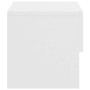 Wand-Nachttische 2 Einheiten weiß glänzend von vidaXL, Nachttische - Ref: Foro24-810966, Preis: 60,67 €, Rabatt: %