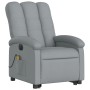 Liftable reclining electric massage chair light gray fabric by , Armchairs - Ref: Foro24-3204128, Price: 352,57 €, Discount: %