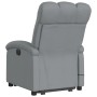 Liftable reclining electric massage chair light gray fabric by , Armchairs - Ref: Foro24-3204128, Price: 352,57 €, Discount: %