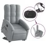 Elektrischer, hochklappbarer Massagesessel aus hellgrauem Stoff von , Sessel - Ref: Foro24-3204128, Preis: 385,20 €, Rabatt: %