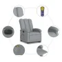 Elektrischer, hochklappbarer Massagesessel aus hellgrauem Stoff von , Sessel - Ref: Foro24-3204128, Preis: 385,20 €, Rabatt: %