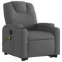 Liftable reclining electric massage chair dark gray fabric by , Armchairs - Ref: Foro24-3204405, Price: 356,77 €, Discount: %