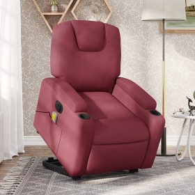 Red fabric electric elevating massage chair by , Armchairs - Ref: Foro24-3204407, Price: 333,17 €, Discount: %