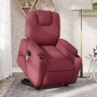 Sillón de masaje elevable eléctrico tela rojo tinto de , Sillones - Ref: Foro24-3204407, Precio: 328,56 €