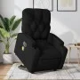 Sillón de masaje eléctrico reclinable elevable tela negro de , Sillones - Ref: Foro24-3204748, Precio: 352,30 €, Descuento: %