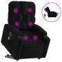 Anhebbarer elektrischer Massagesessel aus schwarzem Stoff von , Sessel - Ref: Foro24-3204748, Preis: 352,42 €, Rabatt: %