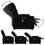 Anhebbarer elektrischer Massagesessel aus schwarzem Stoff von , Sessel - Ref: Foro24-3204748, Preis: 331,26 €, Rabatt: %