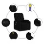 Anhebbarer elektrischer Massagesessel aus schwarzem Stoff von , Sessel - Ref: Foro24-3204748, Preis: 352,42 €, Rabatt: %