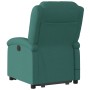 Electric massage chair with adjustable recliner, dark green fabric by , Armchairs - Ref: Foro24-3204206, Price: 320,40 €, Dis...
