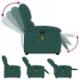 Sillón masaje eléctrico reclinable elevable tela verde oscuro de , Sillones - Ref: Foro24-3204206, Precio: 343,12 €, Descuent...