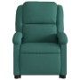 Electric massage chair with adjustable recliner, dark green fabric by , Armchairs - Ref: Foro24-3204206, Price: 320,40 €, Dis...