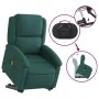 Sillón masaje eléctrico reclinable elevable tela verde oscuro de , Sillones - Ref: Foro24-3204206, Precio: 343,12 €, Descuent...