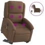 Anhebbarer, elektrisch verstellbarer Massagesessel aus braunem Stoff von , Sessel - Ref: Foro24-3204204, Preis: 377,73 €, Rab...
