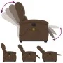 Anhebbarer, elektrisch verstellbarer Massagesessel aus braunem Stoff von , Sessel - Ref: Foro24-3204204, Preis: 377,73 €, Rab...
