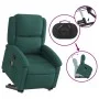 Silla de masaje reclinable de pie de tela verde oscura de , Sillones - Ref: Foro24-3204182, Precio: 292,42 €, Descuento: %