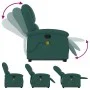 Silla de masaje reclinable de pie de tela verde oscura de , Sillones - Ref: Foro24-3204182, Precio: 292,42 €, Descuento: %