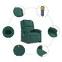 Silla de masaje reclinable de pie de tela verde oscura de , Sillones - Ref: Foro24-3204182, Precio: 292,42 €, Descuento: %
