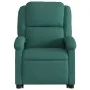 Silla de masaje reclinable de pie de tela verde oscura de , Sillones - Ref: Foro24-3204182, Precio: 292,42 €, Descuento: %
