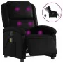 Black synthetic leather electric reclining massage chair by , Armchairs - Ref: Foro24-3204219, Price: 258,98 €, Discount: %