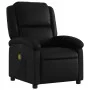 Black synthetic leather electric reclining massage chair by , Armchairs - Ref: Foro24-3204219, Price: 258,98 €, Discount: %
