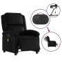 Black synthetic leather electric reclining massage chair by , Armchairs - Ref: Foro24-3204219, Price: 258,98 €, Discount: %