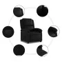 Black Faux Leather Power Recliner by , Armchairs - Ref: Foro24-3204212, Price: 238,93 €, Discount: %