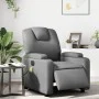 Sillón de masaje reclinable eléctrico cuero sintético gris de , Sillones - Ref: Foro24-3204426, Precio: 288,33 €, Descuento: %