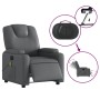 Gray synthetic leather electric reclining massage chair by , Armchairs - Ref: Foro24-3204426, Price: 264,45 €, Discount: %