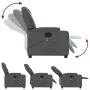 Sillón de masaje reclinable eléctrico cuero sintético gris de , Sillones - Ref: Foro24-3204426, Precio: 288,33 €, Descuento: %