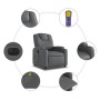 Gray synthetic leather electric reclining massage chair by , Armchairs - Ref: Foro24-3204426, Price: 264,45 €, Discount: %
