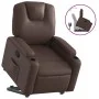 Sillón reclinable elevable cuero sintético marrón de , Sillones - Ref: Foro24-3204432, Precio: 285,46 €, Descuento: %