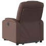 Hochklappbarer Liegesessel aus braunem Kunstleder von , Sessel - Ref: Foro24-3204432, Preis: 267,28 €, Rabatt: %