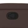 Hochklappbarer Liegesessel aus braunem Kunstleder von , Sessel - Ref: Foro24-3204432, Preis: 267,28 €, Rabatt: %