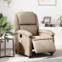 Sillón reclinable de masaje eléctrico cuero sintético capuchino de , Sillones - Ref: Foro24-3204225, Precio: 274,02 €, Descue...