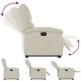 Cream-colored artificial leather liftable recliner chair by , Armchairs - Ref: Foro24-3204227, Price: 280,33 €, Discount: %